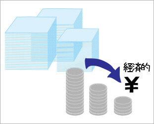 軽量で経済的イメージ