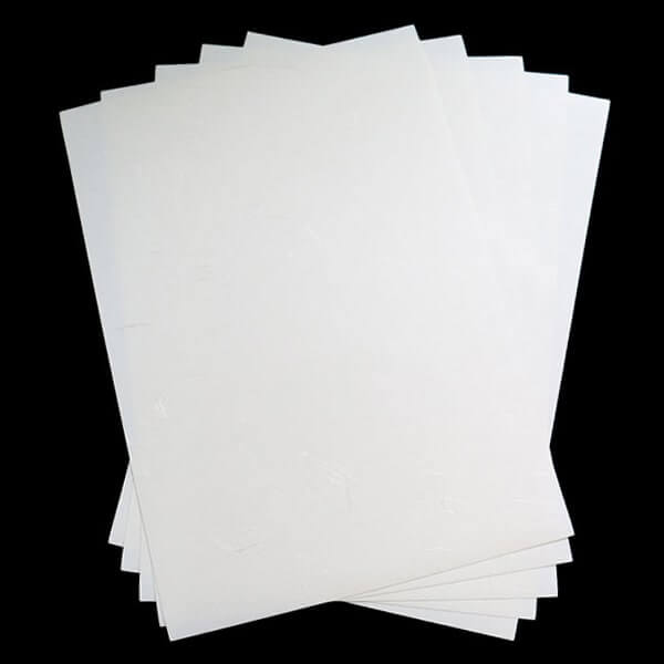 和紙ラベル 用紙 和紙 シール 印刷 ナチュラル 0.23mm A4サイズ：400枚 和風 シール用紙 シールラベル 印刷紙 印刷用紙 商品ラベル - 6